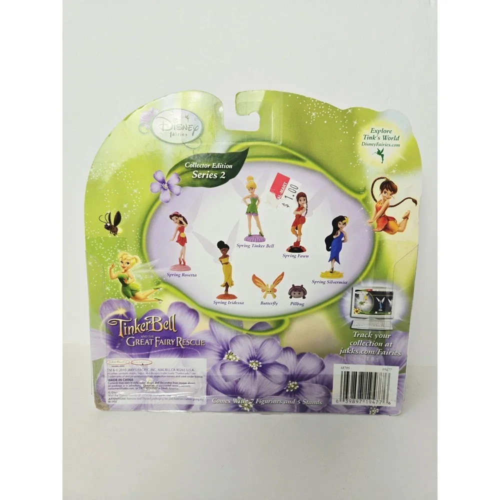 Disney Fairies Tinkerbell Great Fairy Rescue figures NEW Jakks Pacific Series 2